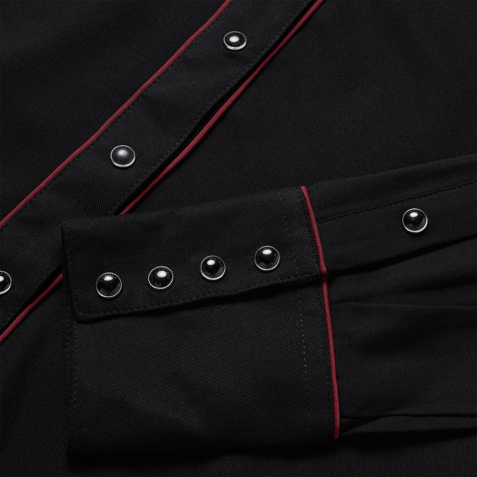 Piped Western Blouse Black | Stetson Women