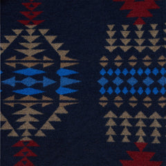 Hooded Serape Blanket Wrap Blue | Stetson Women