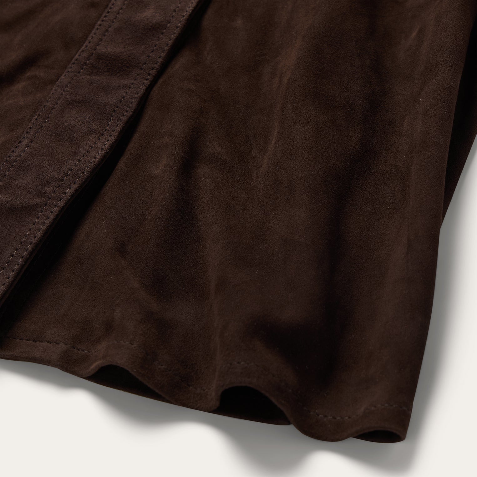 Lambskin Shirt Dress Brown | Stetson Women