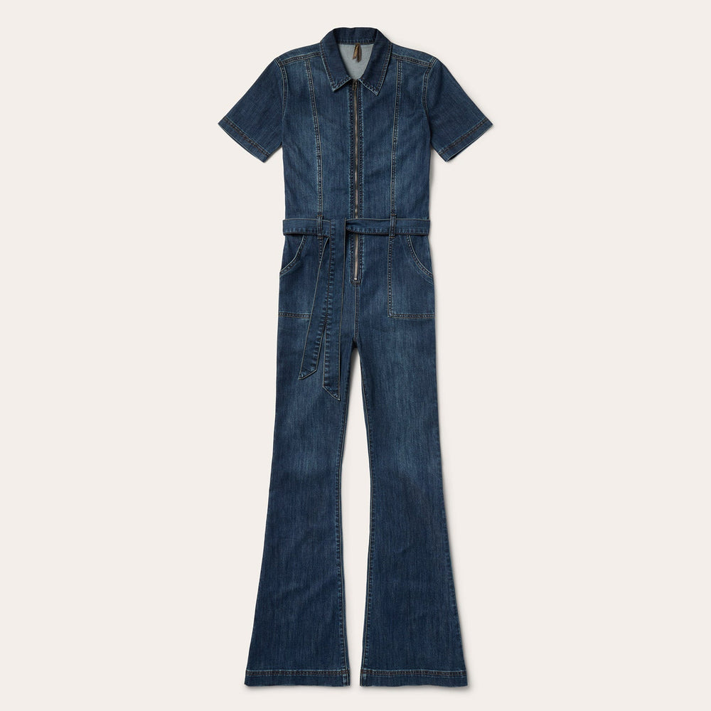 Dark Denim Jumpsuit Blue | Stetson Women