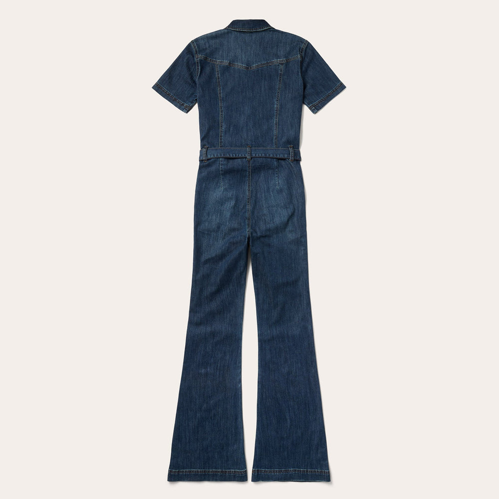 Dark Denim Jumpsuit Blue | Stetson Women
