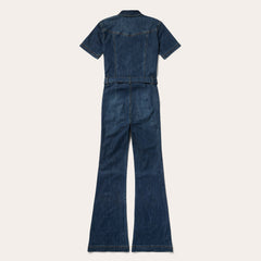Dark Denim Jumpsuit Blue | Stetson Women