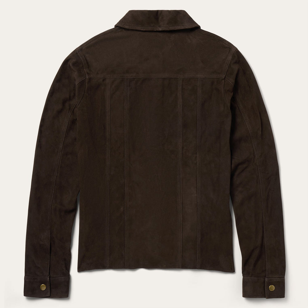 Lambskin Shirt Jacket Brown | Stetson Women