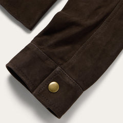 Lambskin Shirt Jacket Brown | Stetson Women
