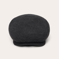Wool Cashmere Driver Cap Anthra Melange | Stetson Hats