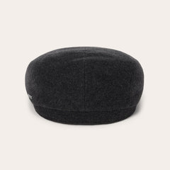 Wool Cashmere Driver Cap Anthra Melange | Stetson Hats