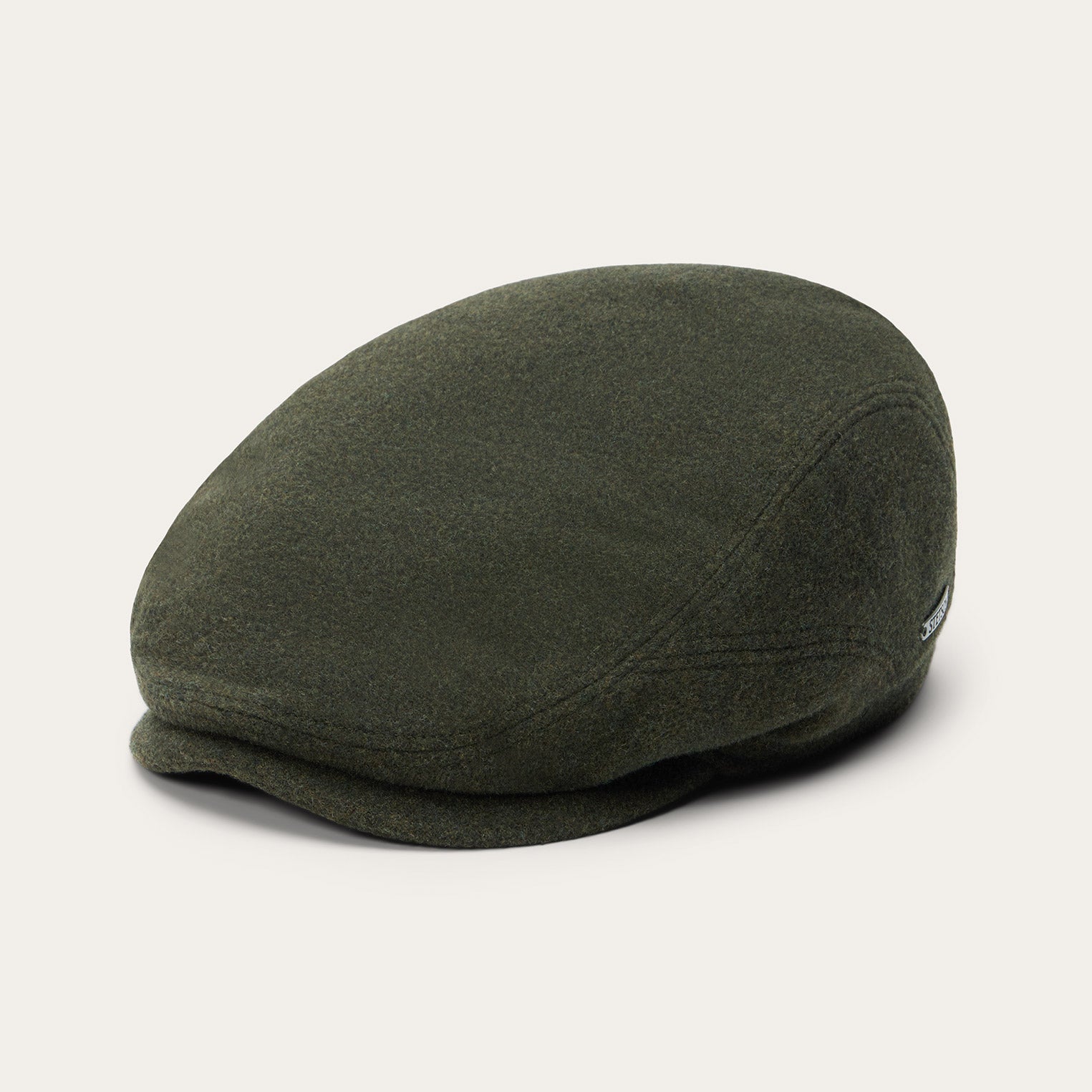 Wool Cashmere Driver Cap Moss | Stetson Hats