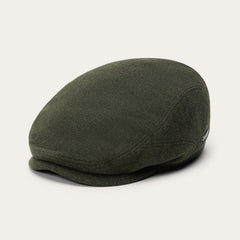 Wool Cashmere Driver Cap Moss | Stetson Hats