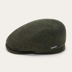 Wool Cashmere Driver Cap Moss | Stetson Hats