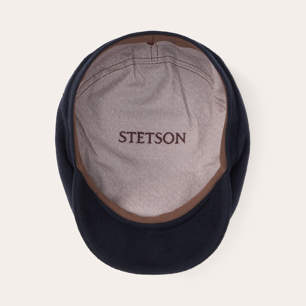 Wool Cashmere Driver Cap Navy | Stetson Hats