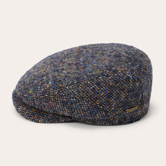 Wool Donegal Driver Cap Blue | Stetson Hats