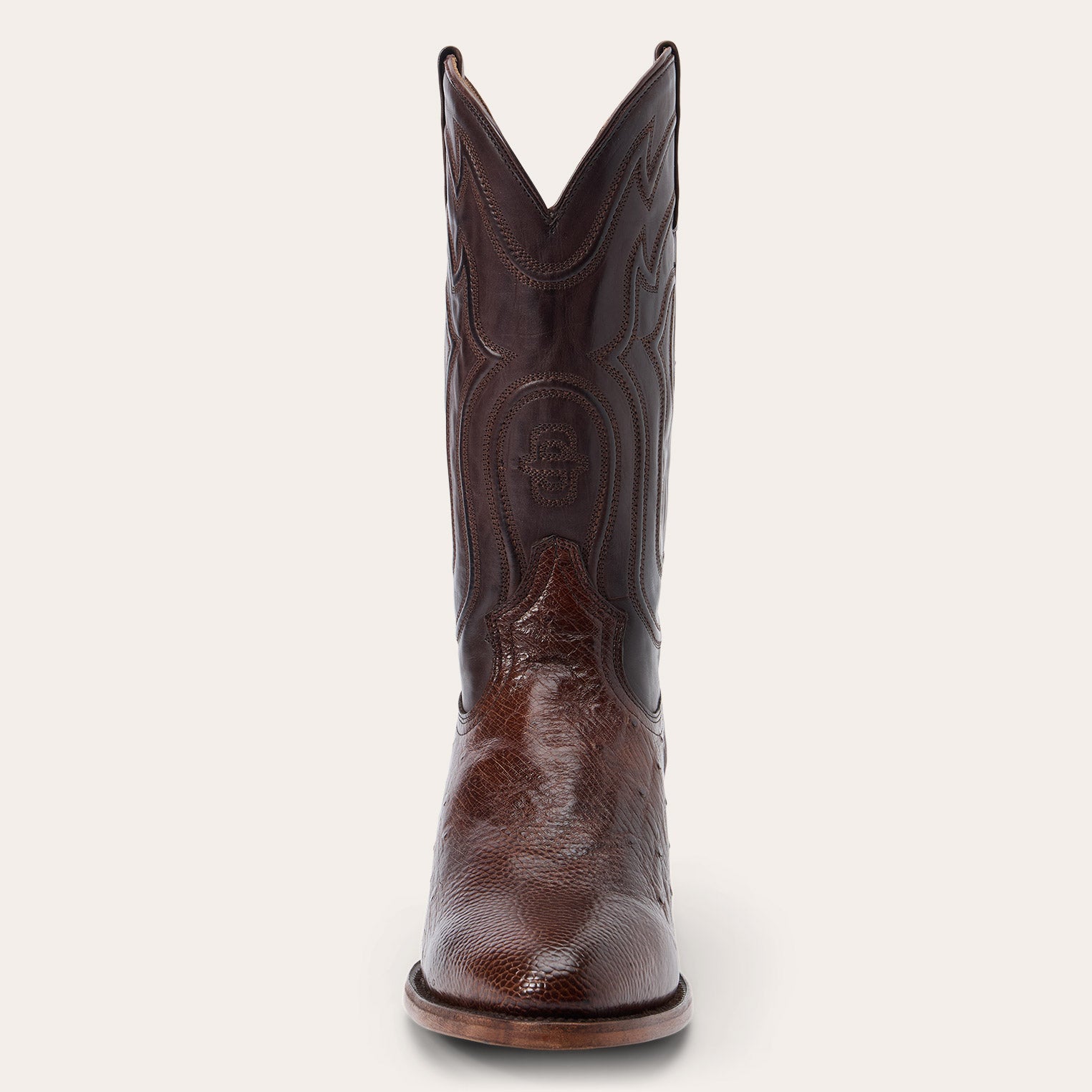 Wyatt Ostrich Boots Tobacco | Stetson