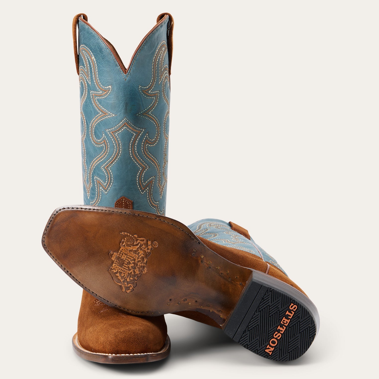 Bronco Boots Blue | Stetson