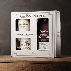 Stetson X Free Rein Cowboy Coffee Kit White | Stetson