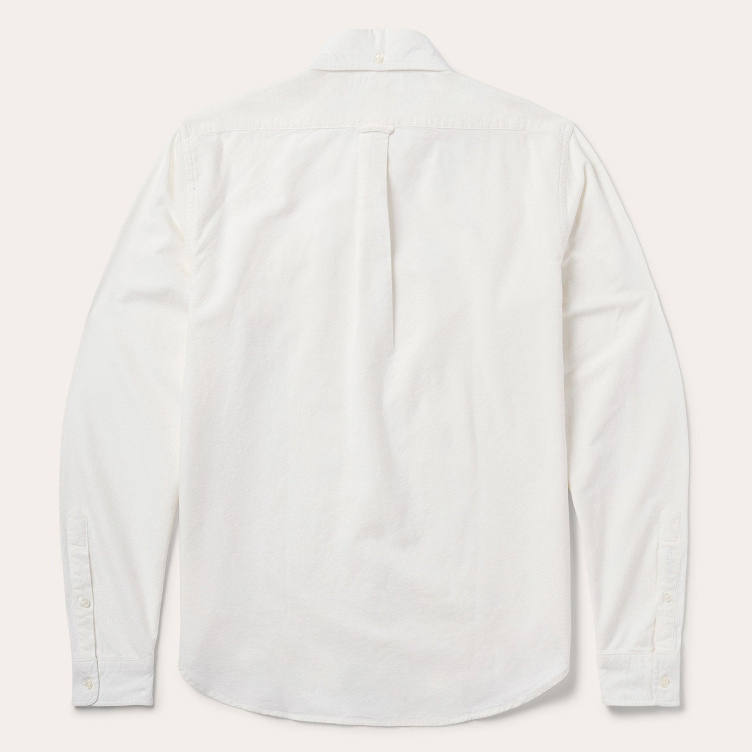 Peached Oxford Button-Down Shirt White | Stetson Men