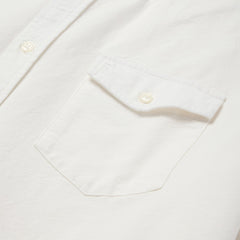 Peached Oxford Button-Down Shirt White | Stetson Men