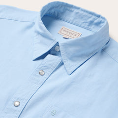 Pinpoint Oxford Shirt Blue | Stetson Men