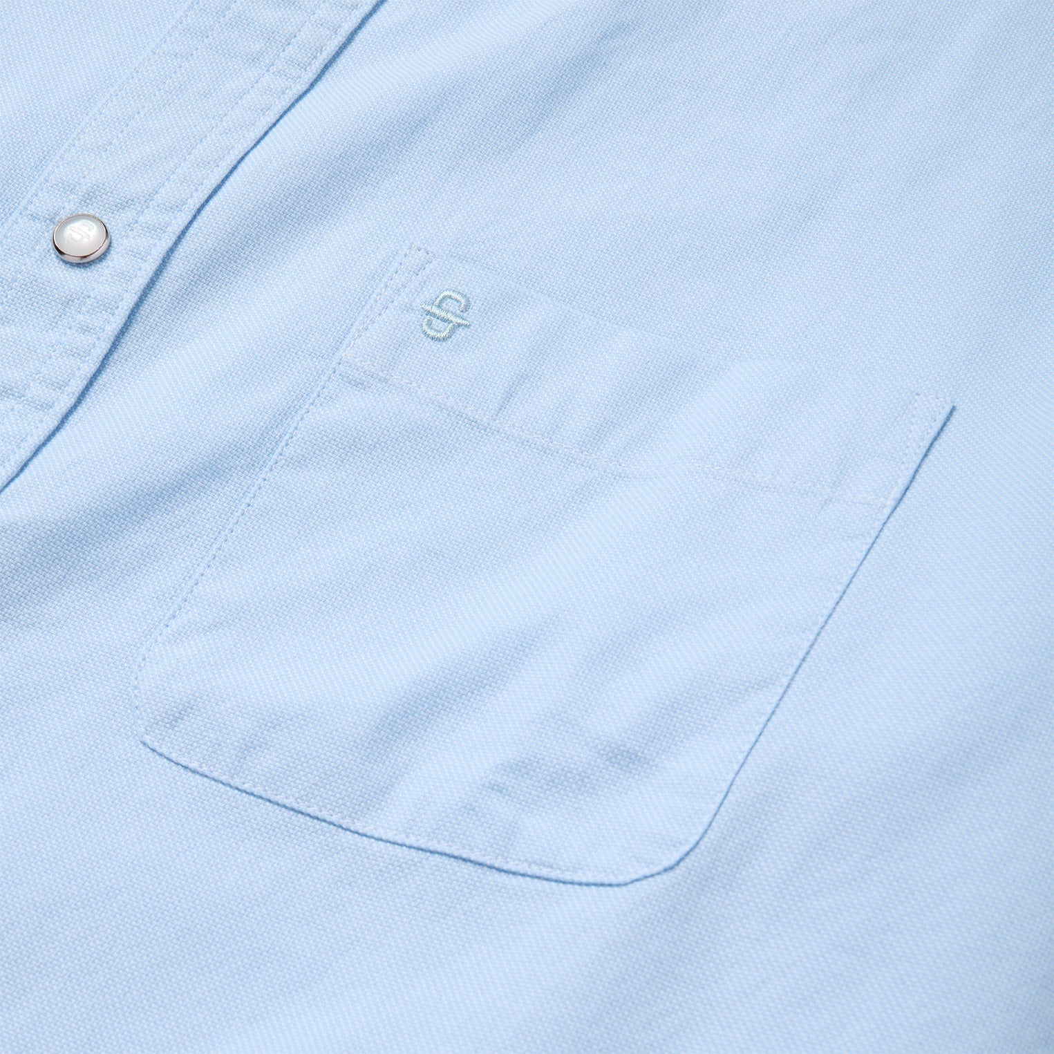 Pinpoint Oxford Shirt Blue | Stetson Men