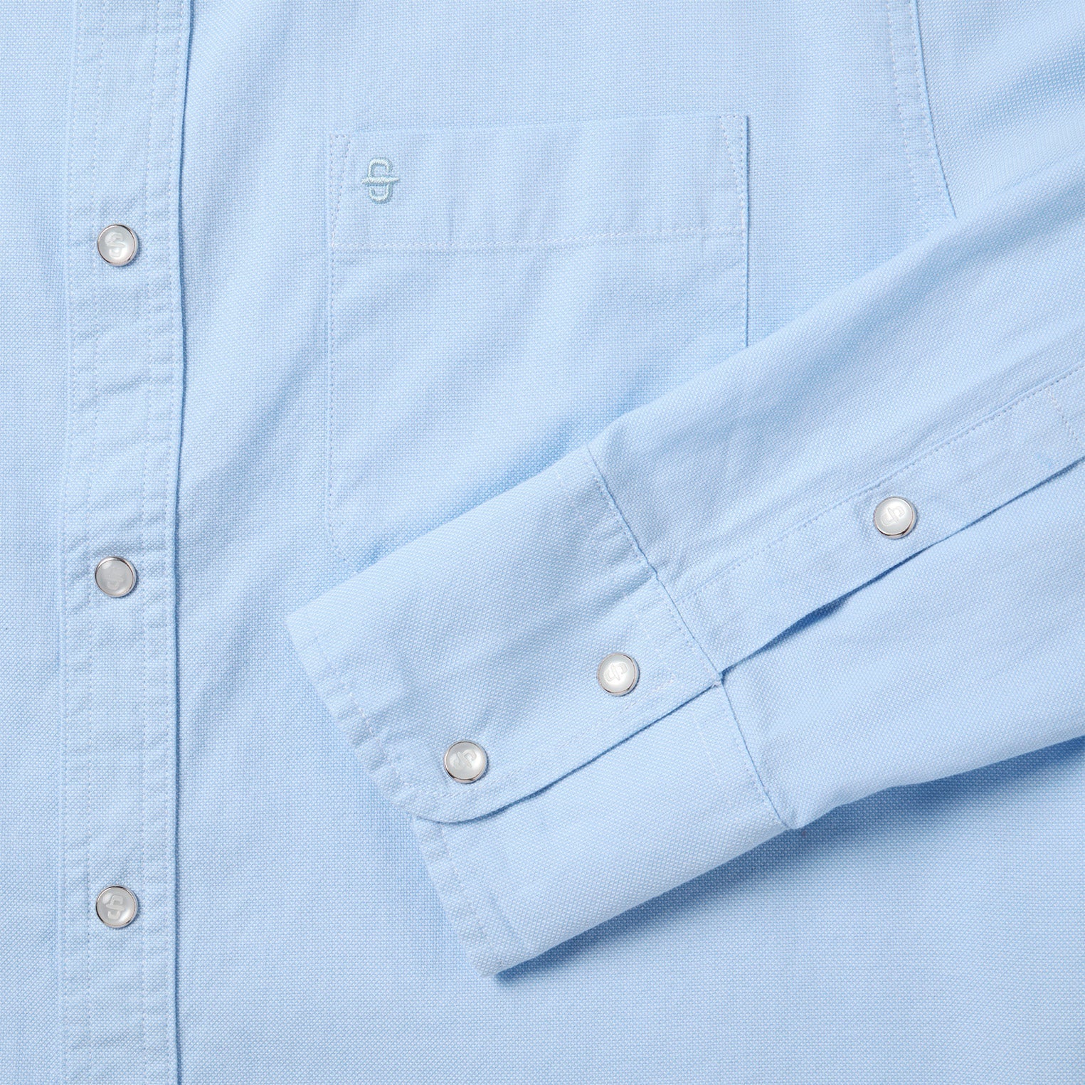 Pinpoint Oxford Shirt Blue | Stetson Men