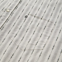 Dobby Stripe Shirt Tan | Stetson Men