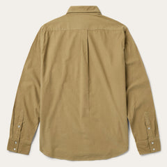 Baby Corduroy Western Shirt Tan | Stetson Men