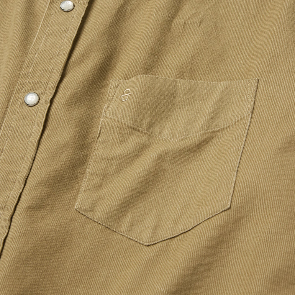 Baby Corduroy Western Shirt Tan | Stetson Men