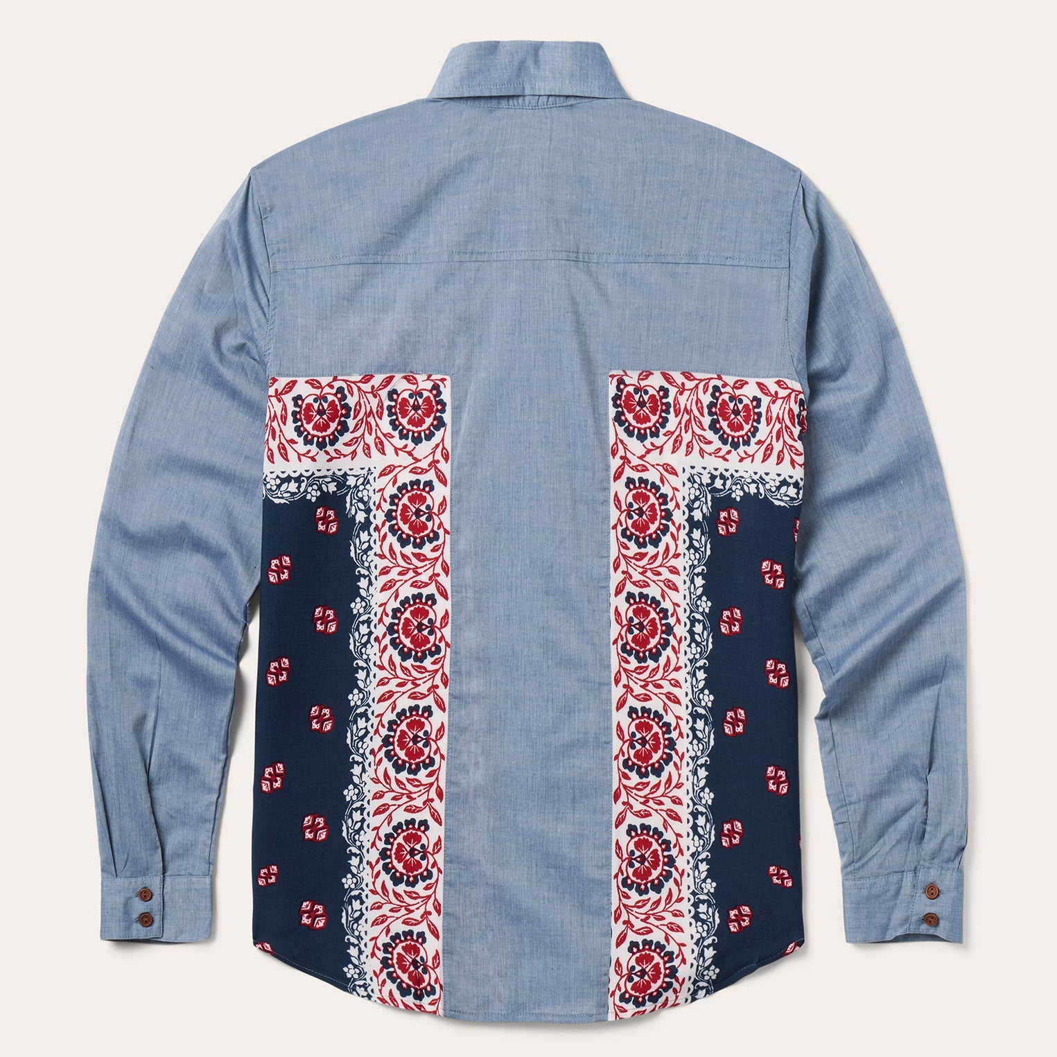Chambray Bandana Shirt Blue | Stetson Women