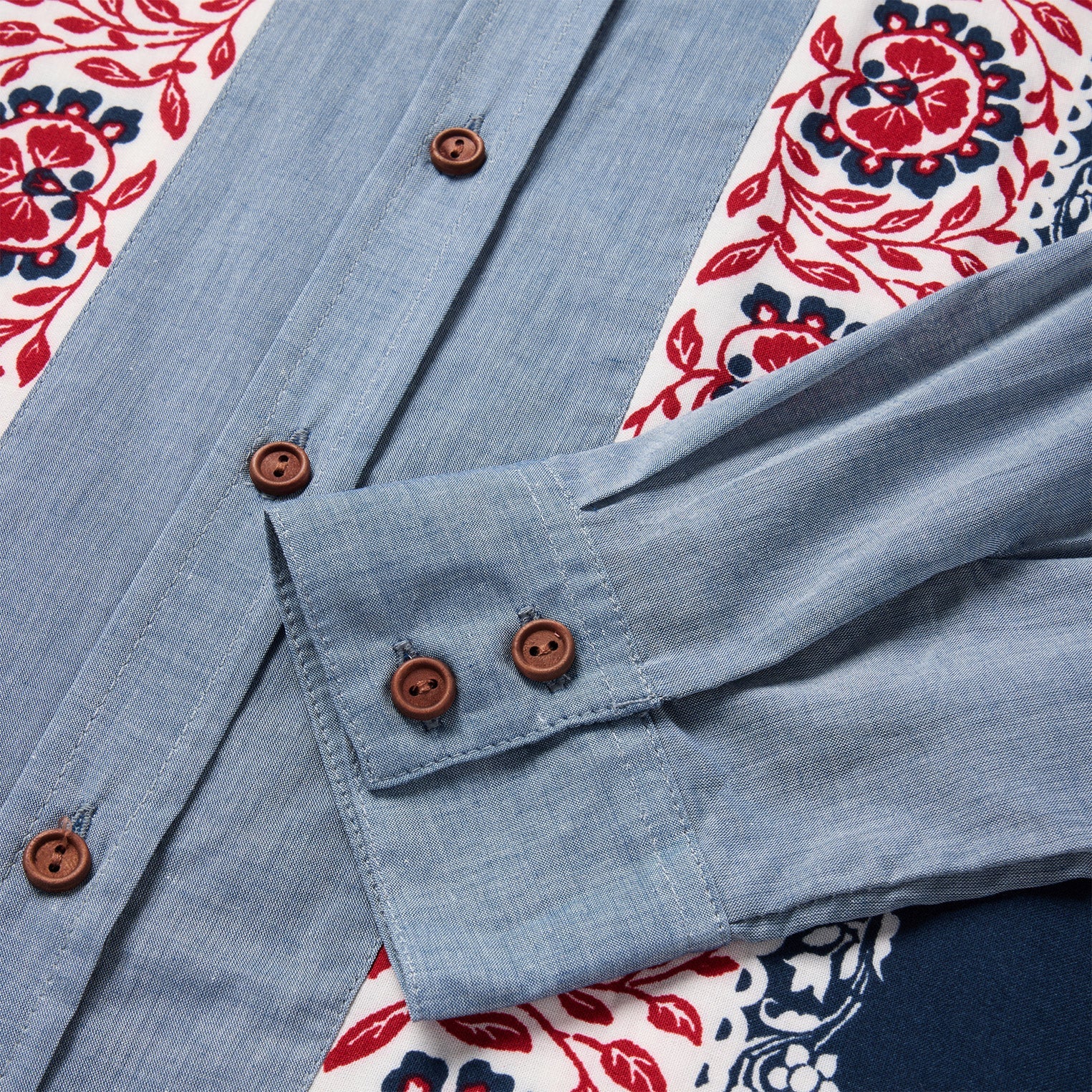 Chambray Bandana Shirt Blue | Stetson Women