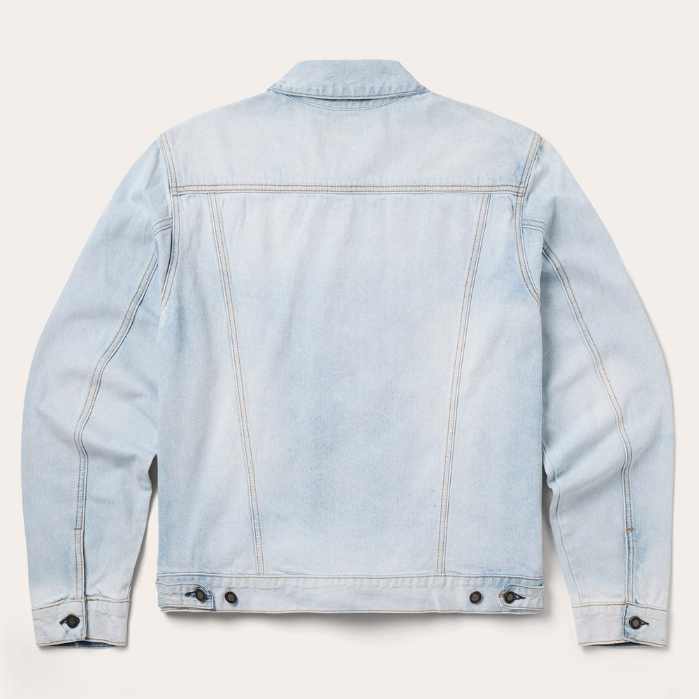 Light Denim Trucker Jacket Blue | Stetson Men