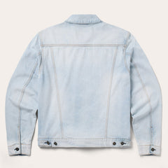 Light Denim Trucker Jacket Blue | Stetson Men