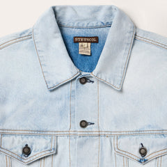 Light Denim Trucker Jacket Blue | Stetson Men