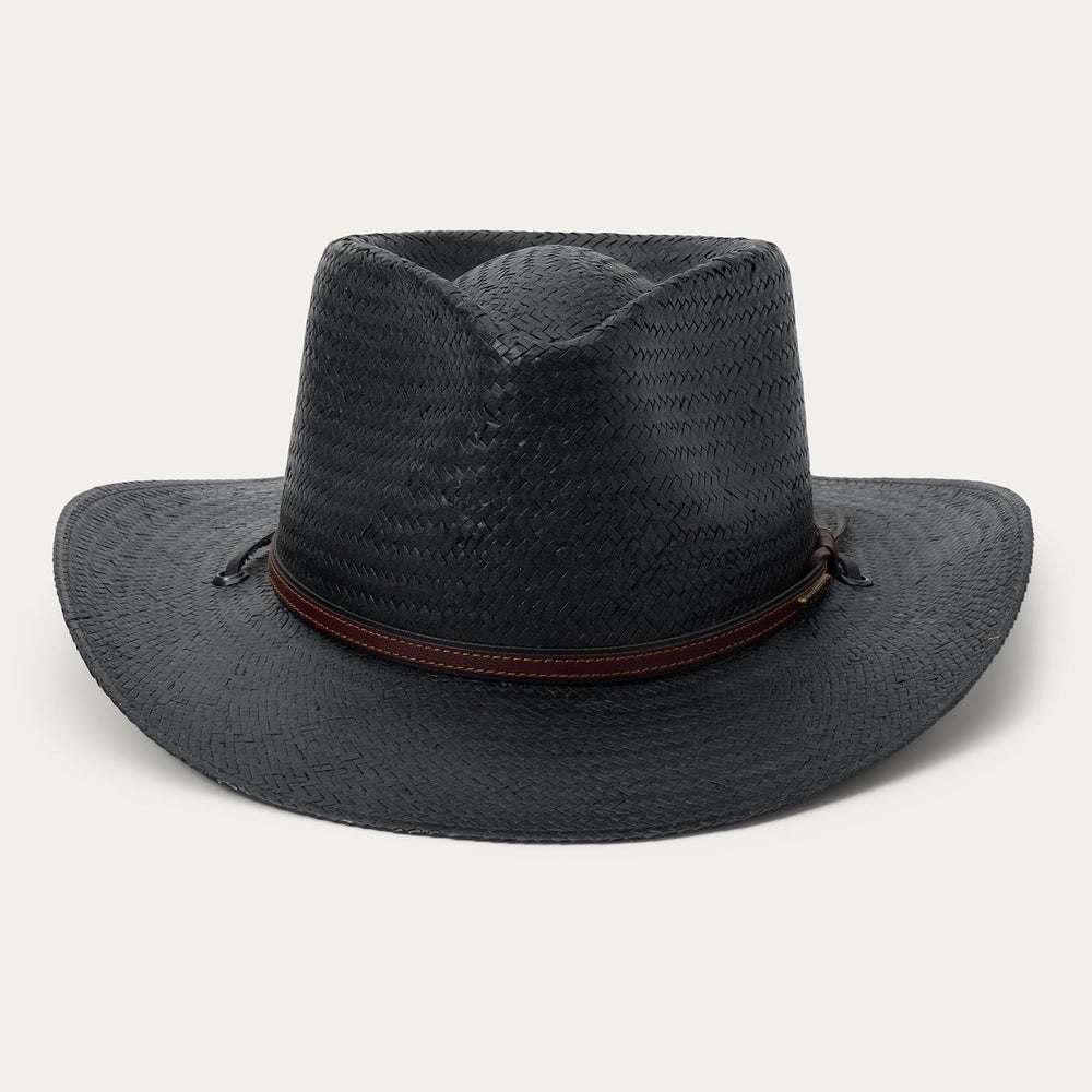 Belgrade Straw Outdoor Hat Black | Stetson Hats