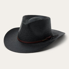Belgrade Straw Outdoor Hat Black | Stetson Hats