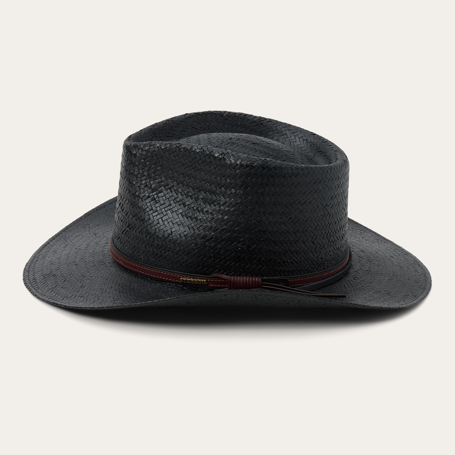 Belgrade Straw Outdoor Hat Black | Stetson Hats