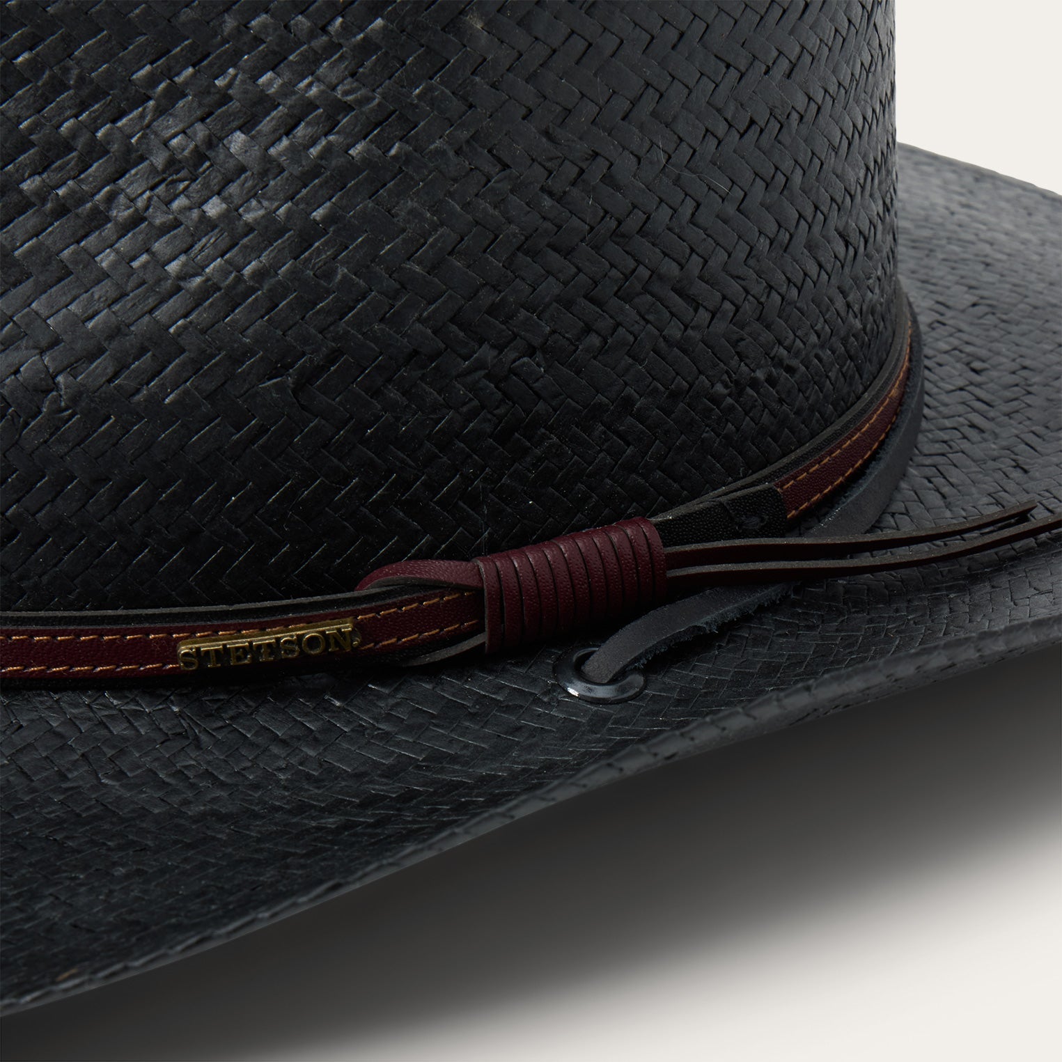 Belgrade Straw Outdoor Hat Black | Stetson Hats