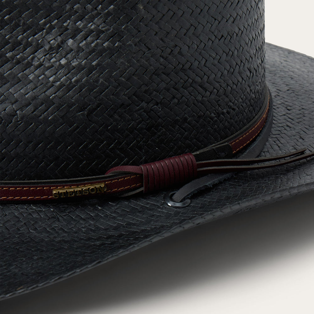 Belgrade Straw Outdoor Hat Black | Stetson Hats