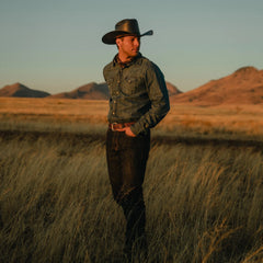 Coal Mine 10X Straw Cowboy Hat Black | Stetson Hats