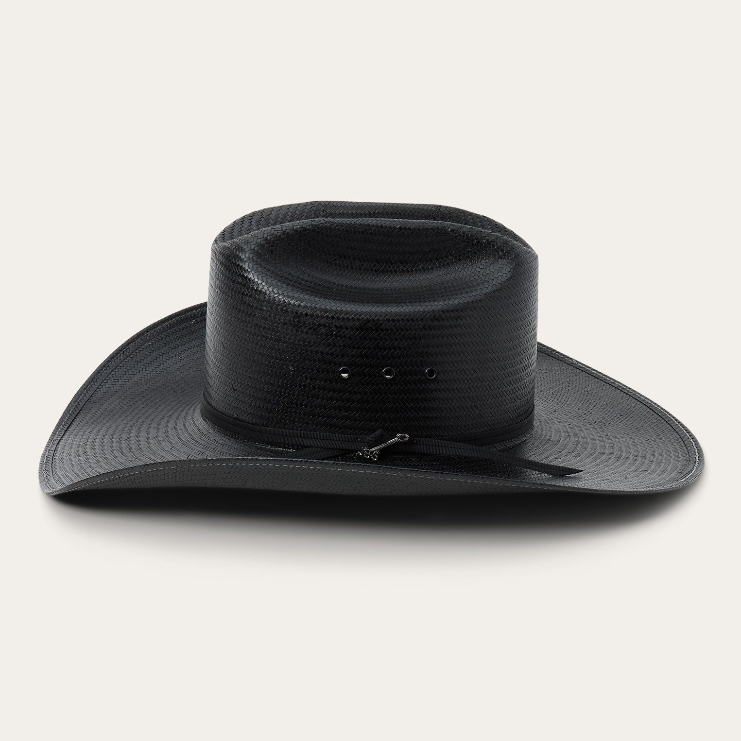 Coal Mine 10X Straw Cowboy Hat Black | Stetson Hats