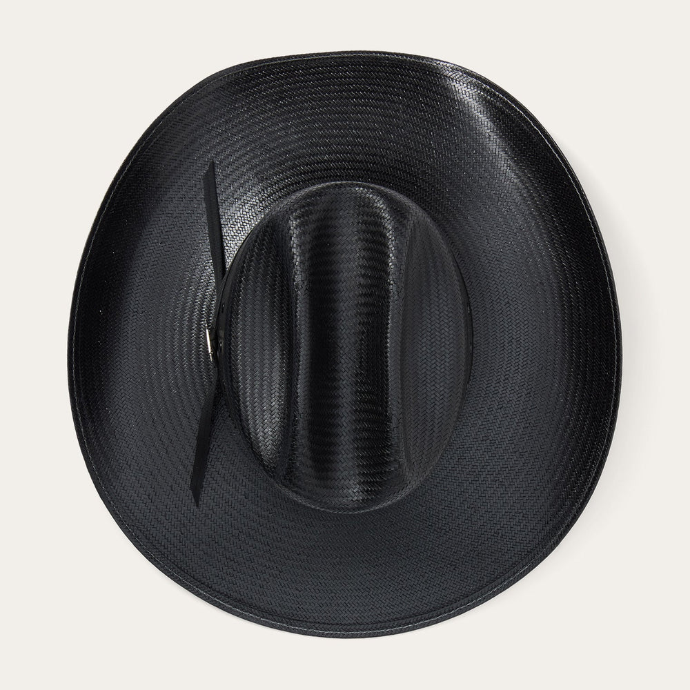 Coal Mine 10X Straw Cowboy Hat Black | Stetson Hats