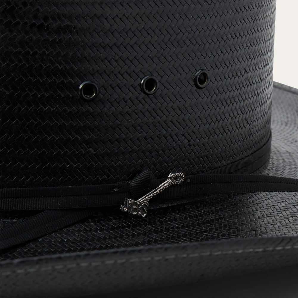 Coal Mine 10X Straw Cowboy Hat Black | Stetson Hats