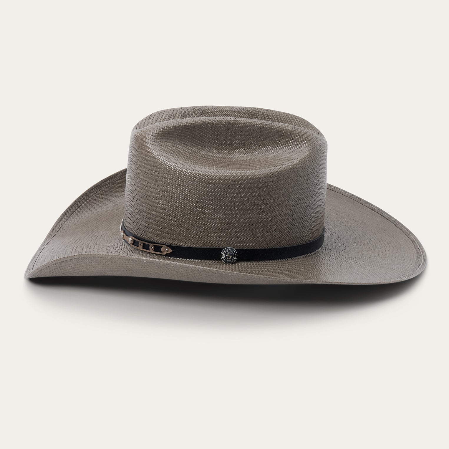 Kenton 10X Straw Cowboy Hat Grey | Stetson Hats