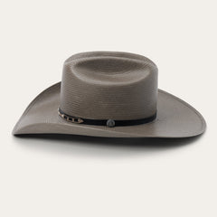 Kenton 10X Straw Cowboy Hat Grey | Stetson Hats