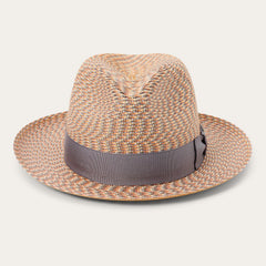 Emin Straw Fedora Quartz Mix | Stetson Hats