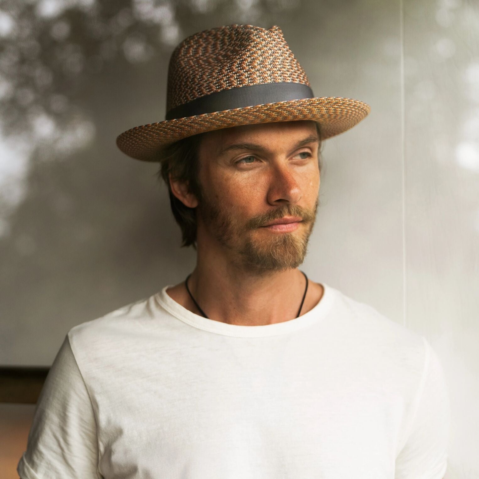 Emin Straw Fedora Quartz Mix | Stetson Hats