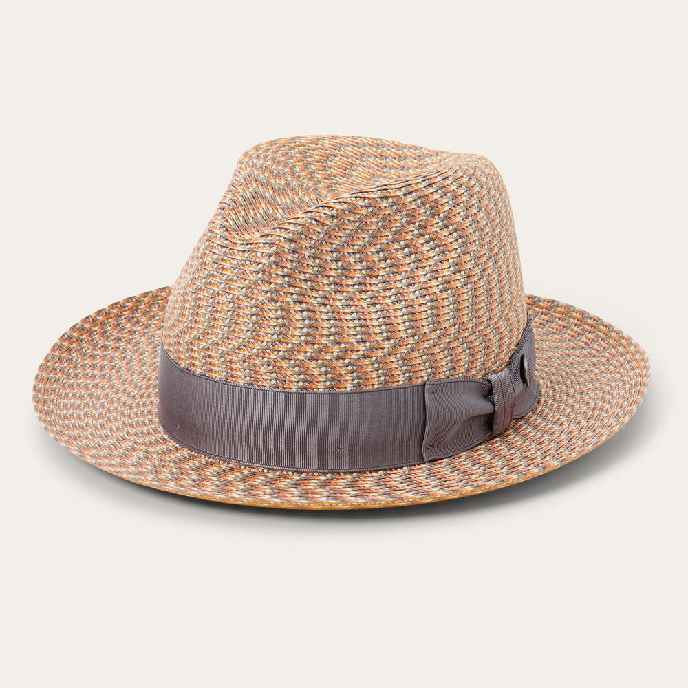 Emin Straw Fedora Quartz Mix | Stetson Hats