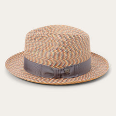 Emin Straw Fedora Quartz Mix | Stetson Hats