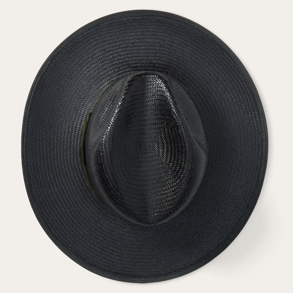 Tri-City Straw Hat Black | Stetson Hats