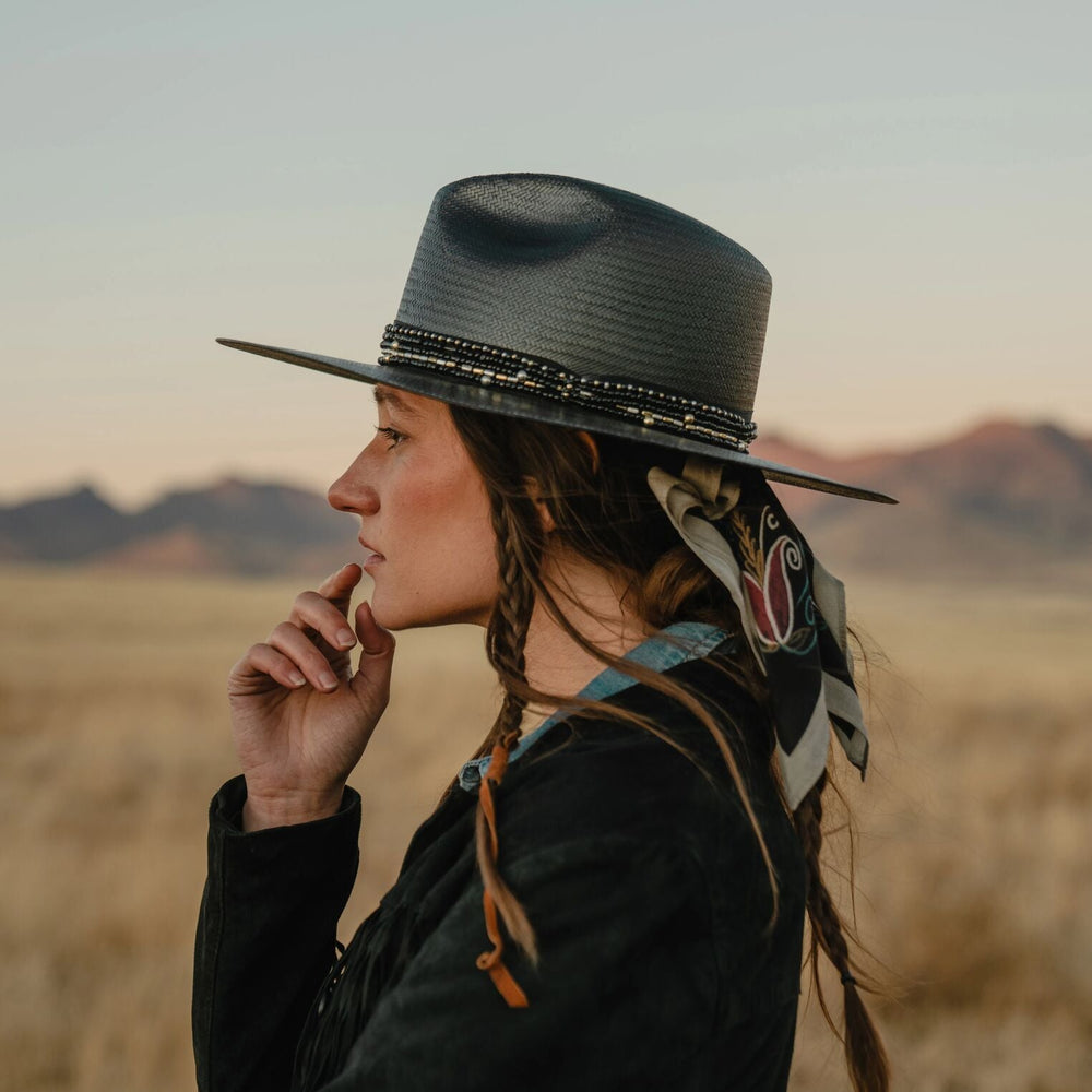 Kambra Straw Hat Black | Stetson Hats