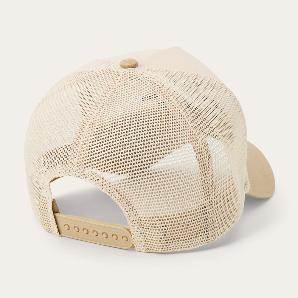 Skull Trucker Hat Off White / Khaki | Stetson Hats