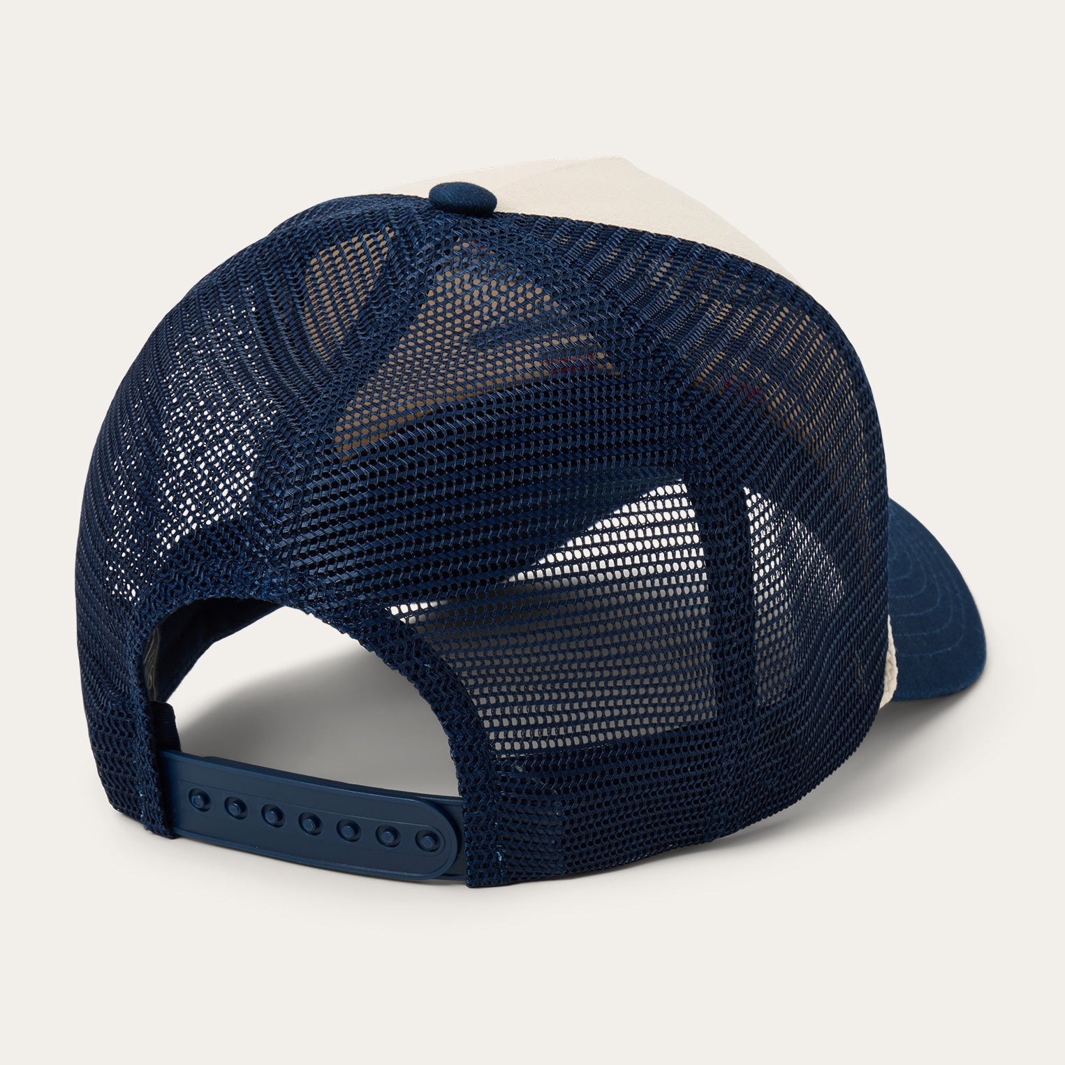 Skull Trucker Hat Off White / Blue | Stetson Hats